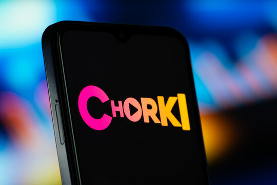 Dhaka, Bangladesh- 8 July 2026: Chorki logo is seen on a smartphone.