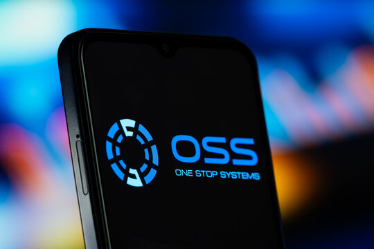 Escondido, United States- 8 July 2026: OSS logo is seen on a smartphone.