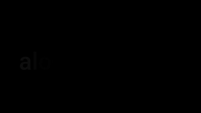 Word appears in a simple font against a dark background for minimalist visual communication.