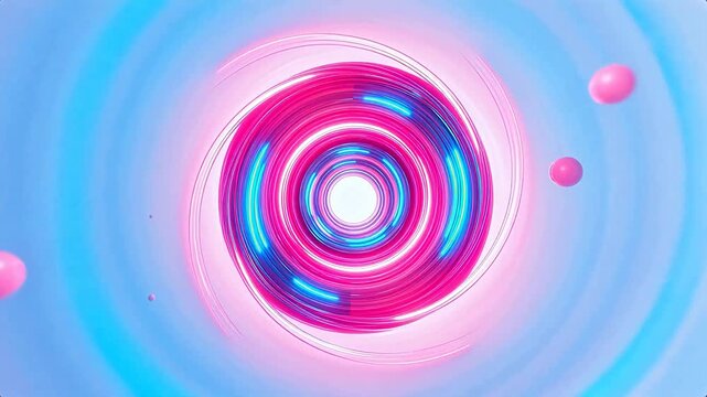 Abstract colorful circular design