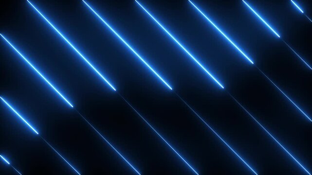 Abstract glowing rainbow color neon lines motion background, neon line moving on background. Neon Light Line Technology icon. 