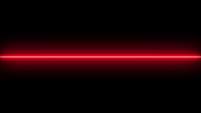 electric red neon line flicker loop for motion graphics. neon red light line flickering animation for video overlays. glowing red neon line flicker effect for futuristic visuals.