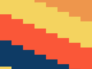 Fototapeta premium Diagonal Stair Blocks Contemporary Vector Background