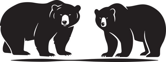silhouette of a bear © Designs24