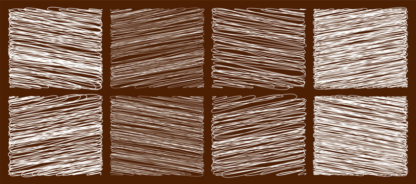 Brown wooden texture background with six panels, rustic and natural, for design and decoration purposes.