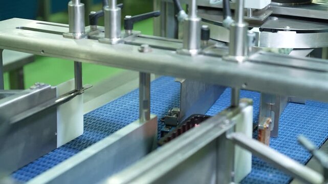Automated packaging line for minced meat products