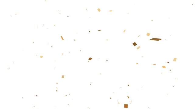 Colorful Isolated Confetti party popper Explosion confetti Blast Realistic On Transparent Background Alpha Matte Channel Perfect For Compositing Into Your cgi Scene. 4K animation of exploding confetti