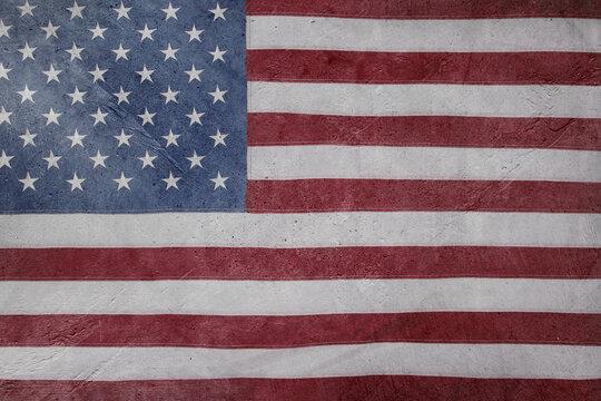 Grunge American flag