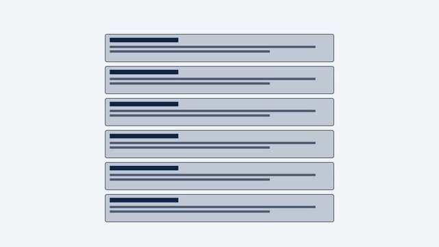 Digital user interface data loading animation with progress bars and loading lines 4k