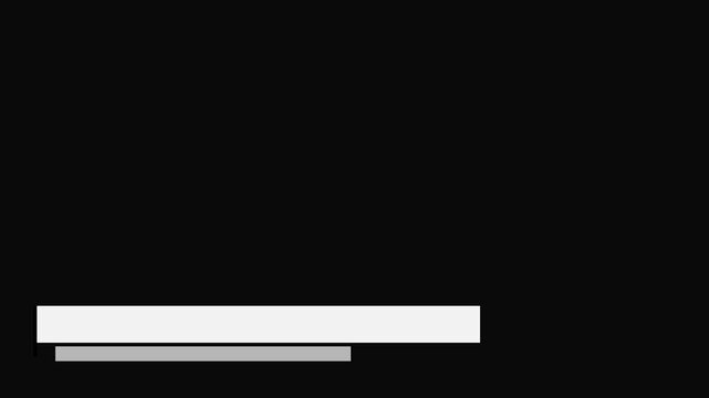 Minimalist lower third animation with clean 4k white bar for broadcast and corporate overlay