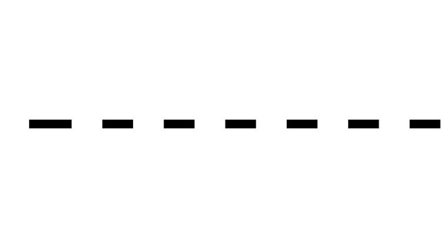 Animation of moving road icon, aerial top view. animation. Moving road aerial top view animation. Animated highway driving. Motion looping moving road and dot line, 4k