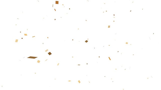Colorful Isolated Confetti party popper Explosion confetti Blast Realistic On Transparent Background Alpha Matte Channel Perfect For Compositing Into Your cgi Scene. 4K animation of exploding confetti