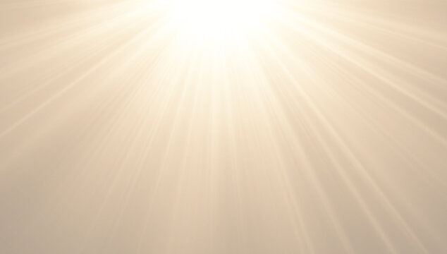 Cinematic soft golden sunburst and high key light leak overlay from above