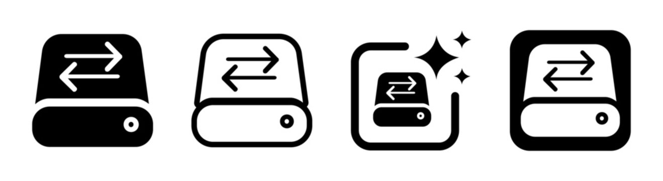Black data transfer rate icon isolated on transparent background PNG vector illustration