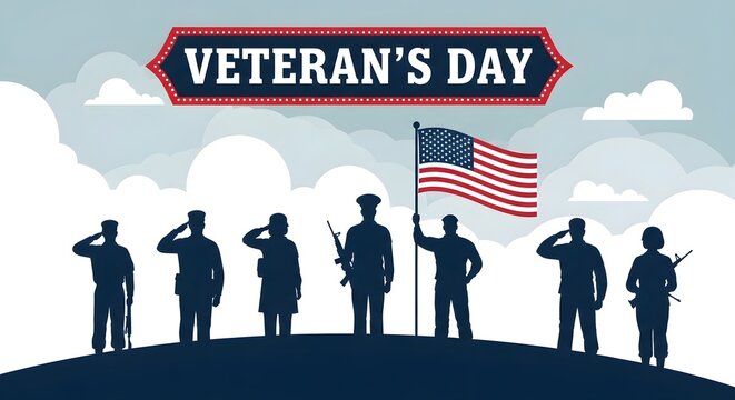 Happy veterans day honoring american heroes with patriotism and gratitude