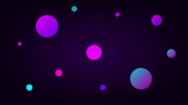 magenta pop dots playful pattern vector animation