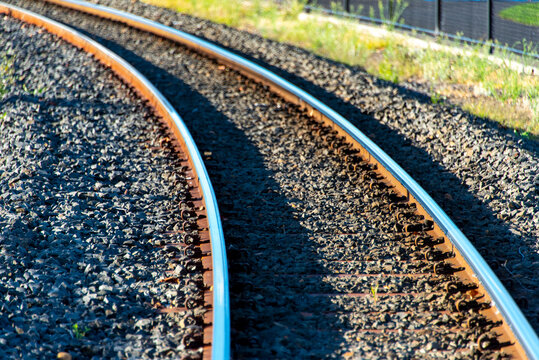Railway Tracks in Devonport - Tasmania