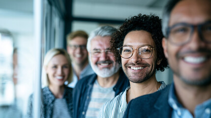 Obraz premium Innovation Together: Diverse Team Creating Solutions in the Office