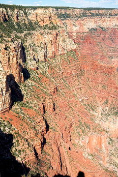 View of the Grand Canyon from the top of Angels Window, Arizona