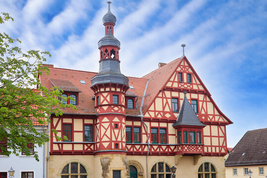 Harzgerode Town Hall, Harz District, Saxony-Anhalt, Harz &ndash; Germany.