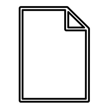 Minimal clean flat vector line icon showing a contract sheet, ideal for agreement pages, legal services, document signing, and business forms.