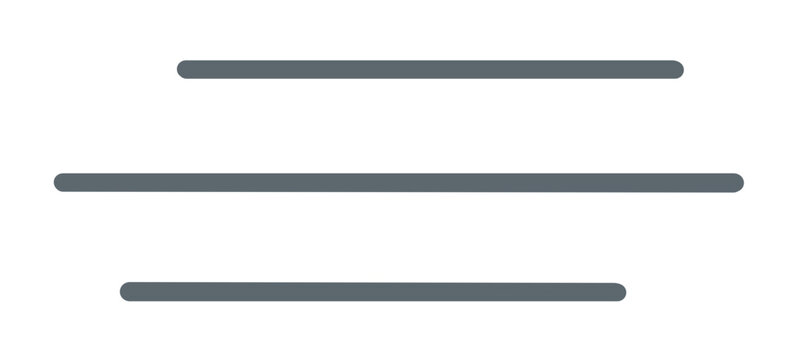 Clean flat vector line icon of horizontal fog lines, ideal for weather forecasts, driving warnings, map layers, and low visibility notices.
