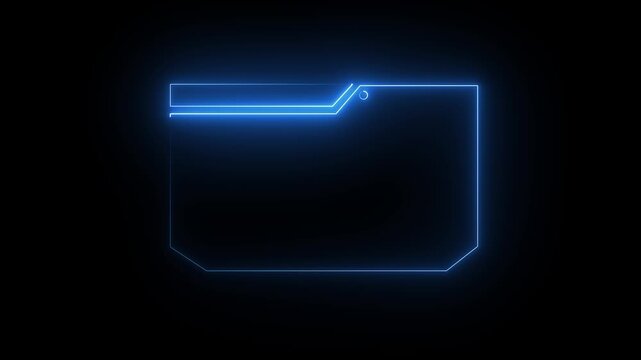 HUD frame component box features white data accents. HUD frame component animation templates computer automated machinery diagnostic metrics. HUD frame component loop.4k animation video.