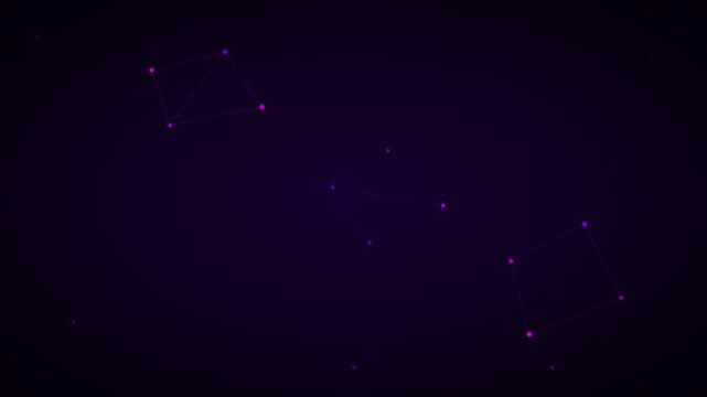 modern abstract floating dots network connection vector background