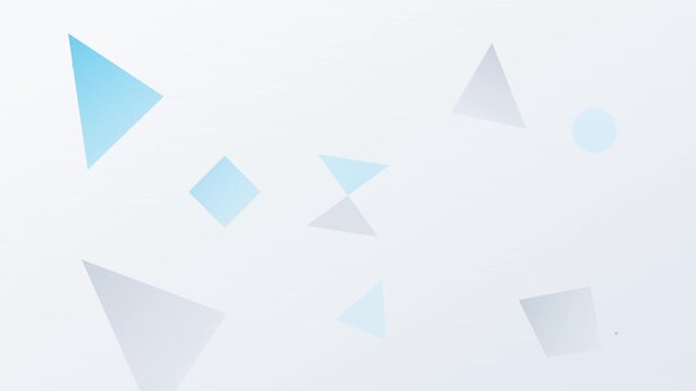 modern clean floating polygon vector background loop