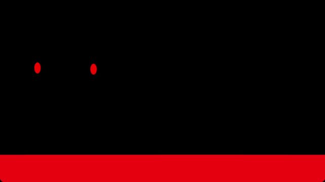 Animated Red Fluid Dripping and Splashing from top