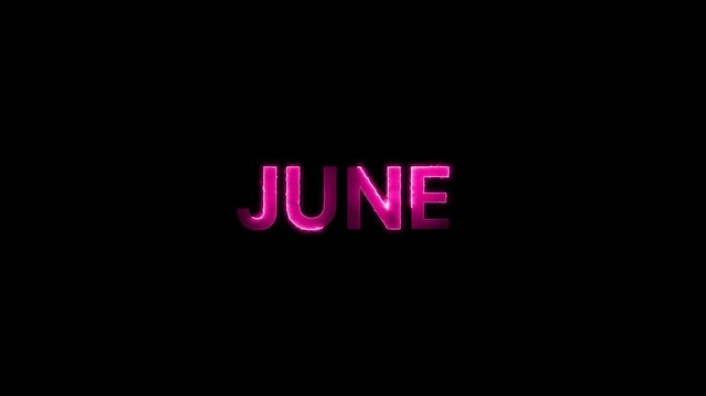 June text animated neon sound wave visualizer dancing on dark brick black screen background, vibrant neon light equalizer animation for music videos and streaming, creative motion design element, 4k