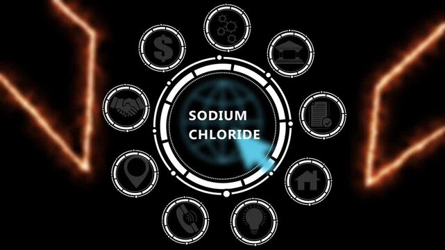 sodium citrate dihydrate Modern Digital Healthcare Concept with Global Medical Communication Network. 4k animation video