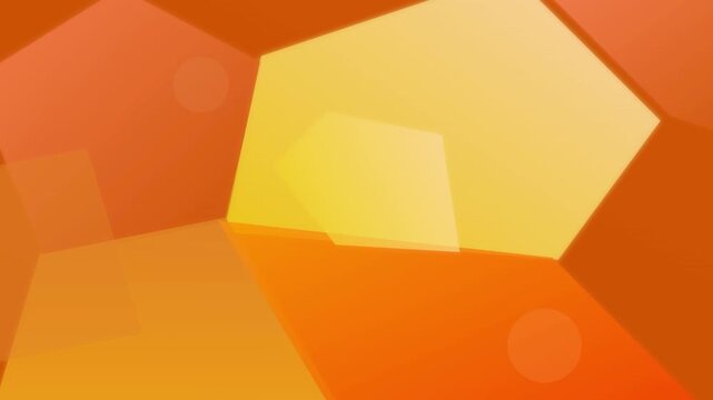 Organic Sunset Gradient Voronoi Cells In Fluid Motion