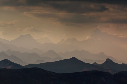 Mountains silhouette