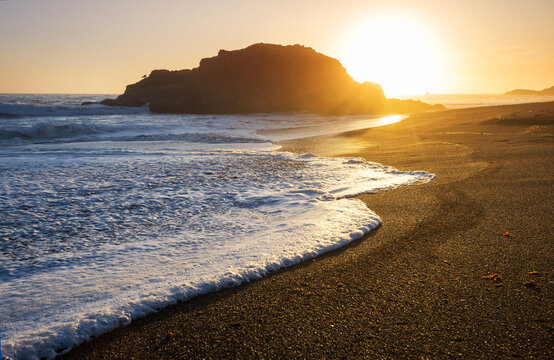 Sea sunset