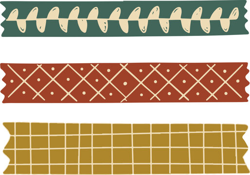 scrapbook ribbon, Journal vintage stickers, hand drawn notebook Sticker