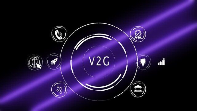 Advanced Electric Vehicle Charging Infrastructure Battery Fleet Management and V2G Dashboard 4K Video