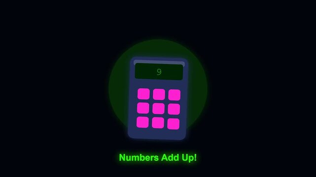 Minimalist digital calculators displayed in a simple interface showing university life and interdisciplinary research concepts as numbers add up within a clean glowing dark environment