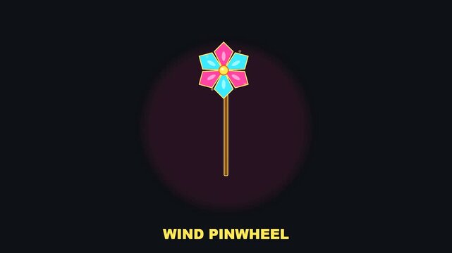 vibrant spinning toy pinwheels arranged in a row evoke memories of a golden week celebration near a crowded shrine amid festive atmosphere and playfulness