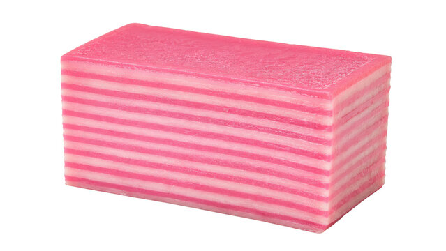 Nail Buffer Block with Pink and White Layers
