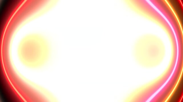 Colorful bright and glowing distorted vertical lines animation