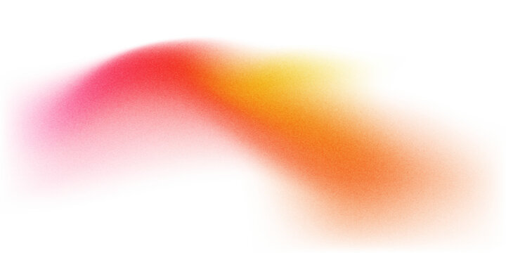 Red orange pink coral peach white abstract background. Noise grain mesh spray. Color gradient. Spot blot oval circle. Fluid water explosion splash. Design.