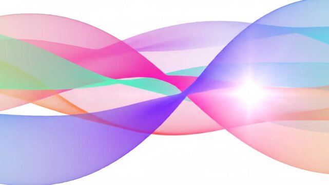 Abstract Colorful Wave Background - Modern Fluid and Vibrant Gradient Design