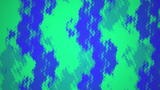 Abstract wavy pattern of blue and green vertical stripes, digital art, perfect for backgrounds and textures