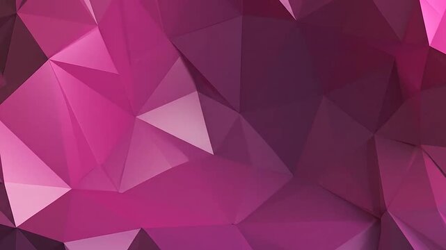 Abstract geometric background with pink and purple triangular shapes