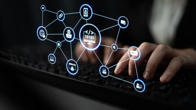 Software development with coding overlays, programming languages, developer tools, mobile app creation, and advanced programming for digital product development and software solutions. Entice