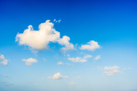 blue sky with clouds