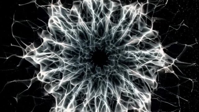 Abstract Dynamic Neural Network Growth in Dark Space 4K