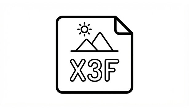 FFF File Format Icon - Image File Extension Symbol