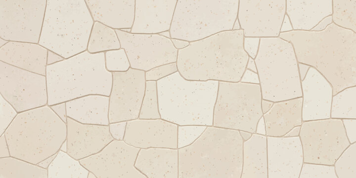 Cream colored flagstone wall cladding texture with stone work flagstone cladding exterior architecture building irregular construction background backdrop stonecraft hardscape material